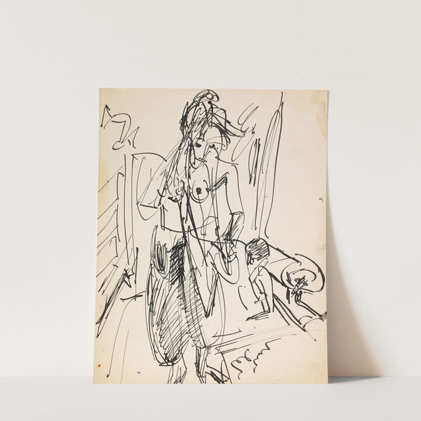 Weiblicher Akt (1912) by Ernst Ludwig Kirchner