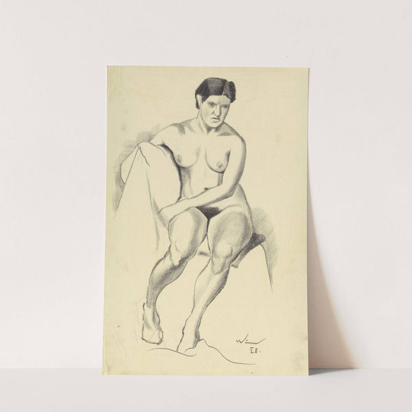 weiblicher Akt IV by Karl Wiener