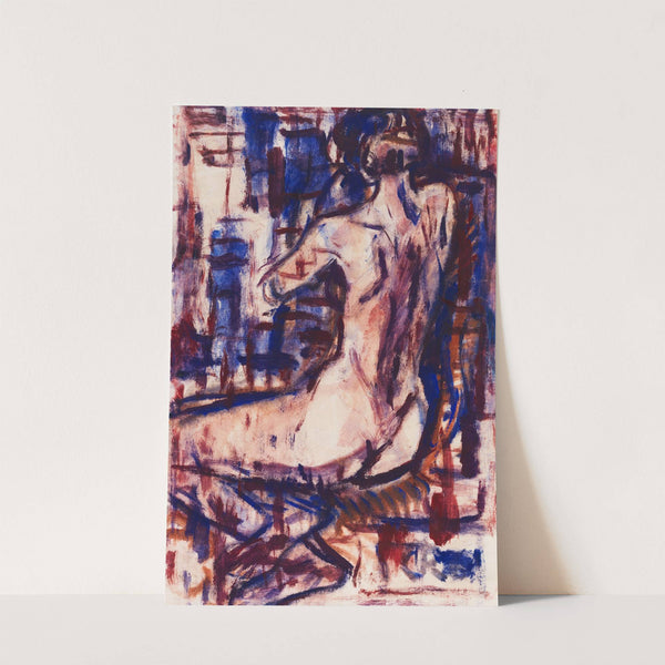 Weiblicher Rückenakt (1916-1922) by Christian Rohlfs