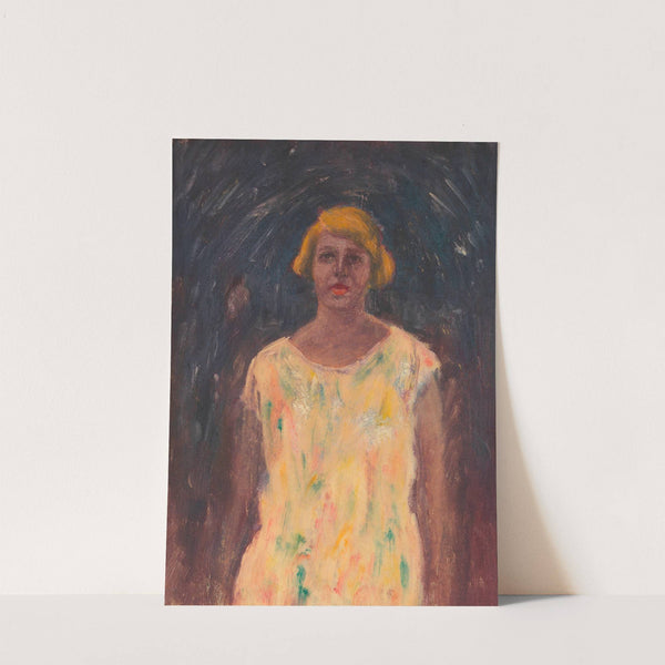 Weibliches Porträt by Karl Wiener