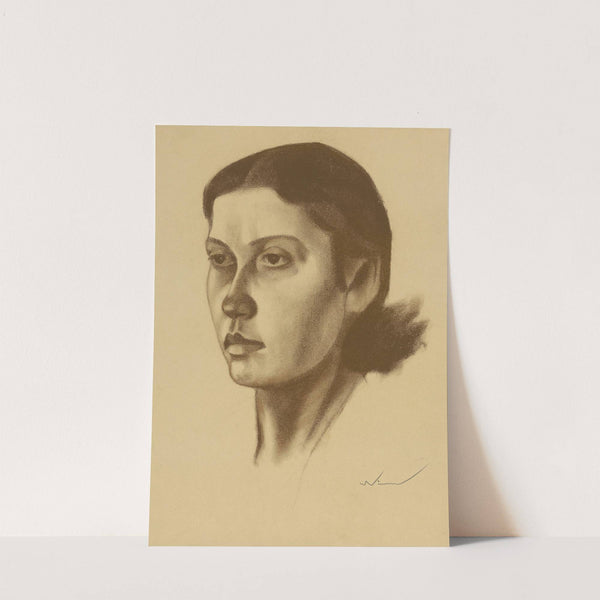 weibliches Porträt II by Karl Wiener