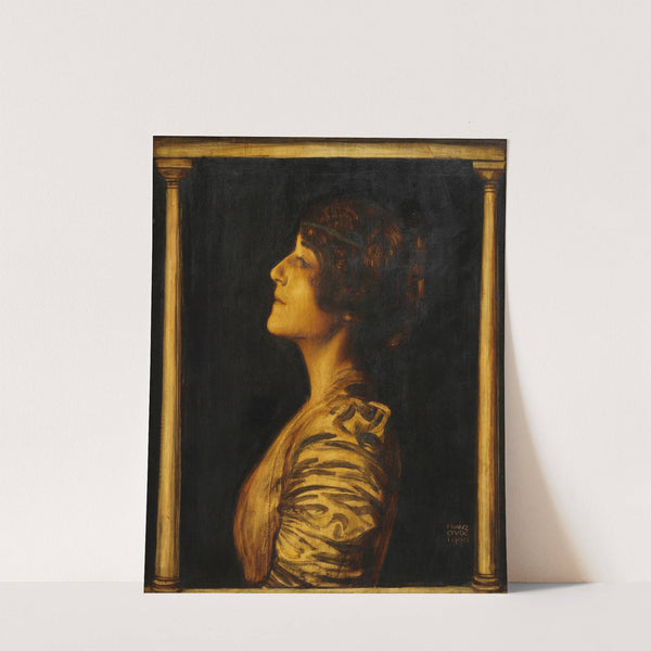 Weibliches Porträt (Mary Stuck) (1900) by Franz von Stuck