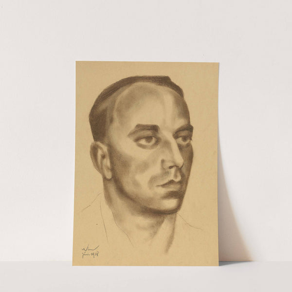 weibliches Porträt VI by Karl Wiener