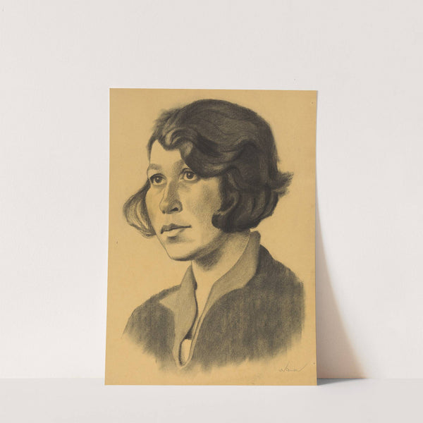 weibliches Porträt VII by Karl Wiener