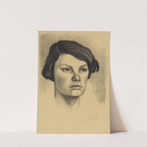 weibliches Porträt VIII by Karl Wiener