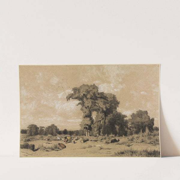 Weidelandschaft im Limousin by Jules Dupré