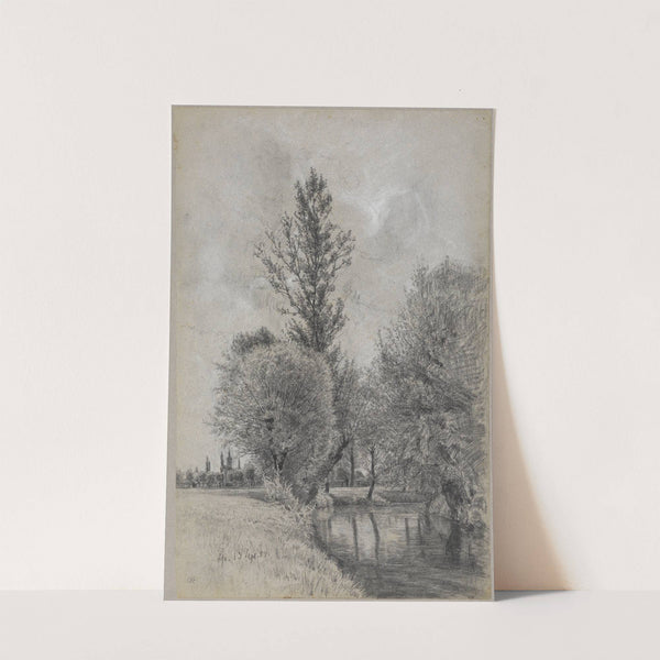 Weiden an der Sempt bei Langenpreising by Gustav Kampmann