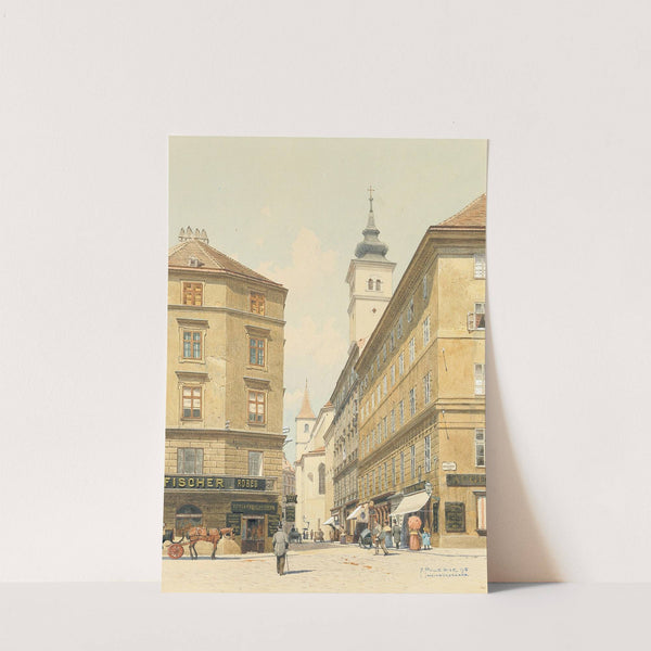 Weihburggasse (1896) by Franz Poledne