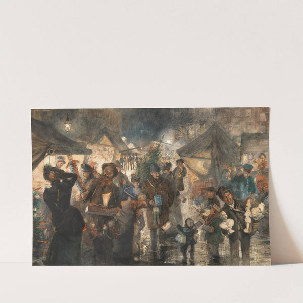 Weihnachtsmarkt (Christmas market), by Georg Schöbel