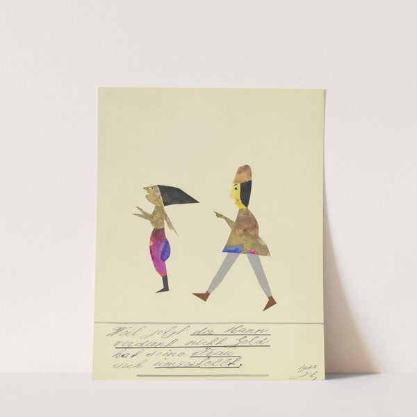 'Weil jetzt der Mann verdient nicht Geld …' by John Elsas