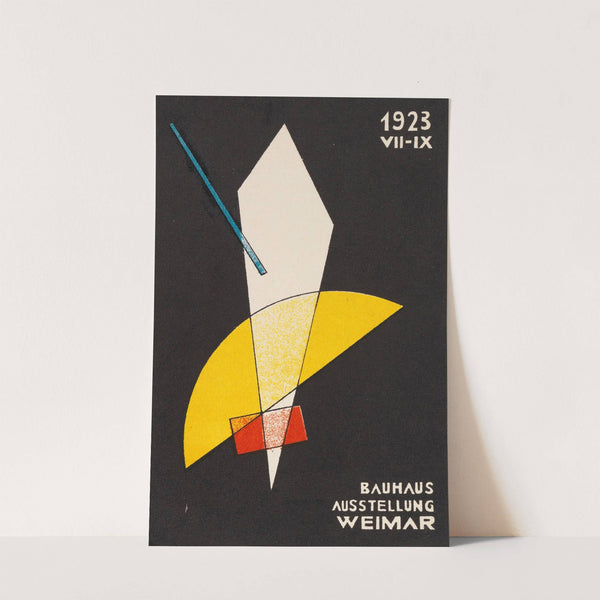 Weimar Bauhaus Postkarten Nr 7; Moholy-Nagy (1923) by László Moholy-Nagy