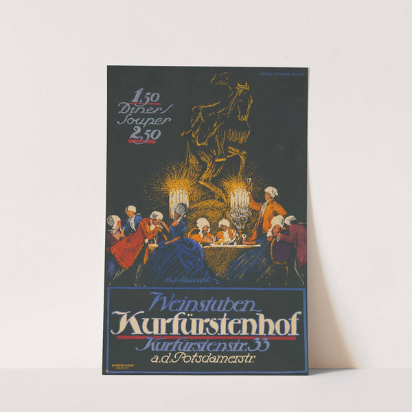 Weinstuben Kurfürstenhof (1913) by Wolf Schmidt