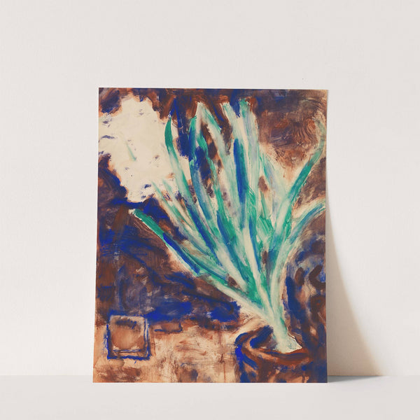 Weiße Hyazinthe (1916) by Christian Rohlfs