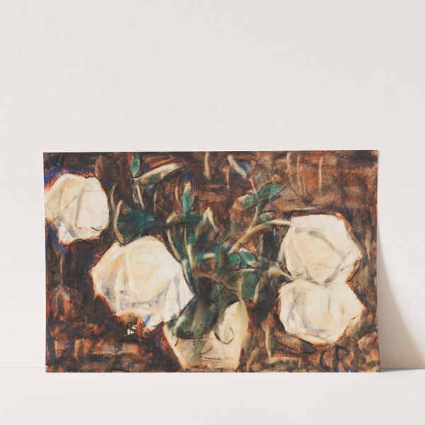 Weiße Rosen (1922) by Christian Rohlfs