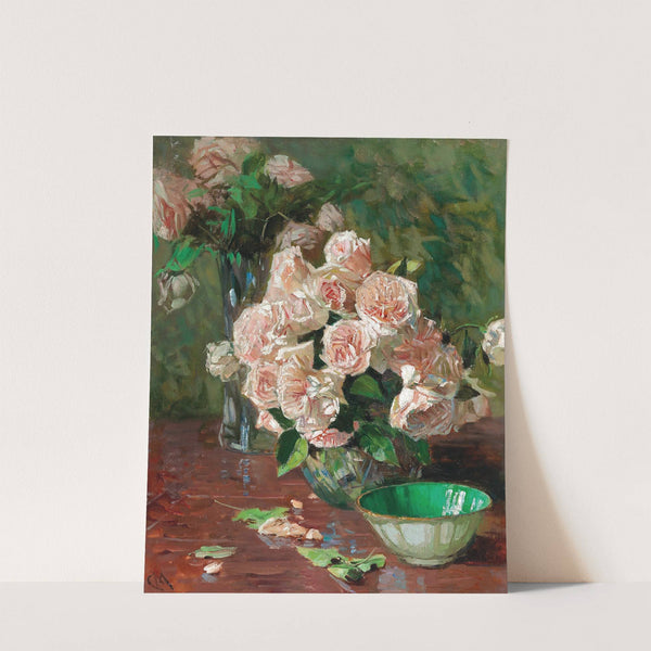 Weiße Rosen II (c. 1925) by Carl Moll