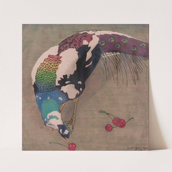 Weißgefleckter Pfau by Carl Moser