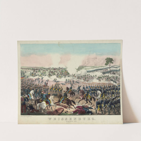 Weissenburg – 4th August 1870 (1870) by Henry Jerome Schile