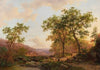 Weite Landschaft im Abendlicht
