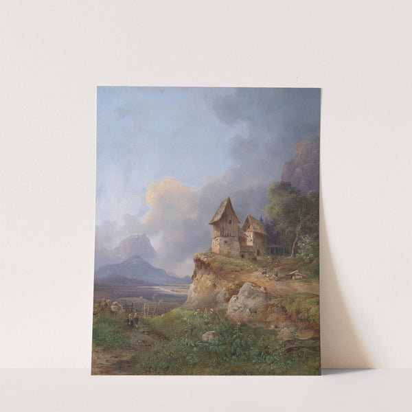 Weite Landschaft im Salzkammergut by Wilhelm Steinfeld