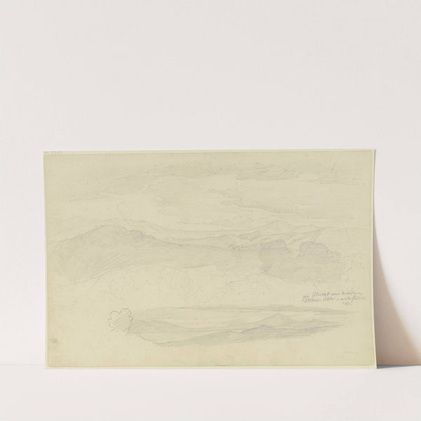 Weiter Blick auf die Albaner Berge und Veletri by August Lucas