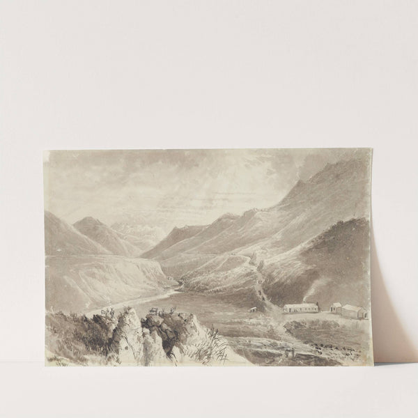Weka Pass (1866) by Nicholas Chevalier