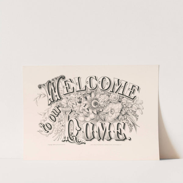 Welcome to our home (1874) by Currier & Ives.