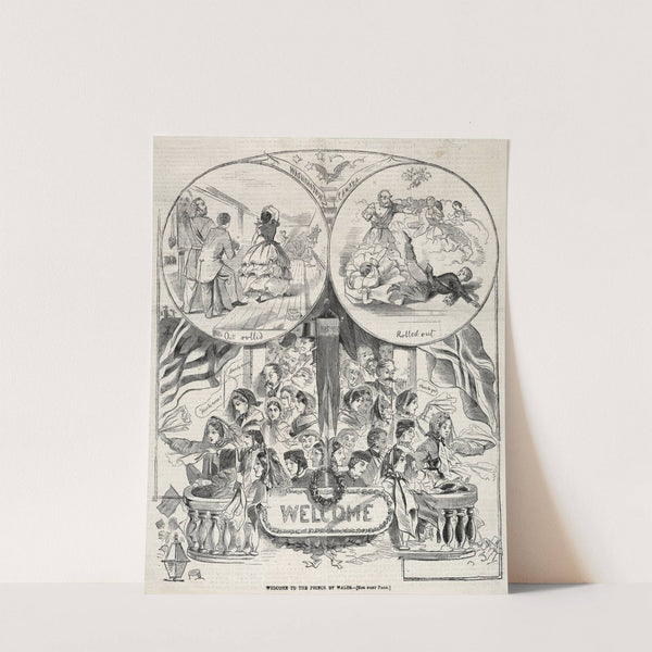 Welcome to the Prince of Wales (1860) by Winslow Homer