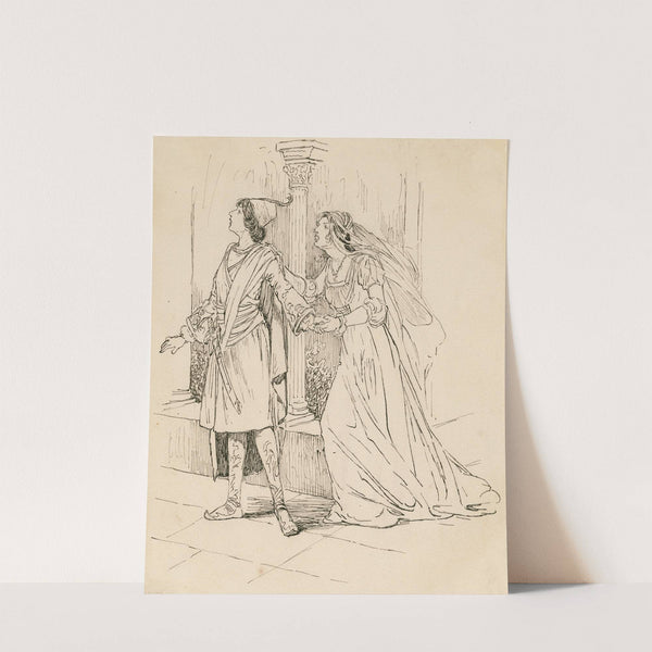 welfth night, Olivia wooed Viola (1917-1918) by Louis Rhead