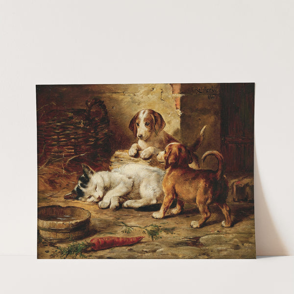 Well-Guarded Sleep (1886) by Carl Reichert