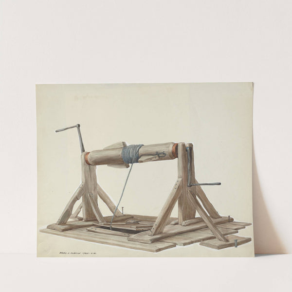Well with Movable Beam by Majel G. Claflin