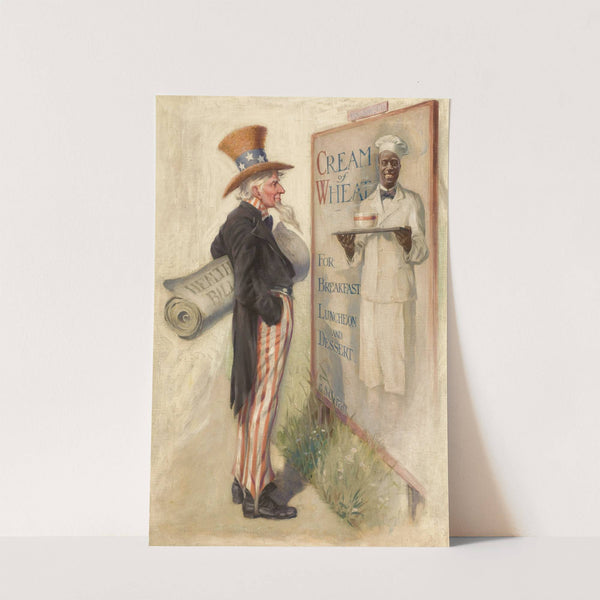 Well, You're Helping Some, Cream of Wheat ad illustration by Galen J. Perrett