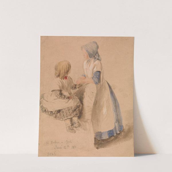 Welsh Children by Frederick William Hulme