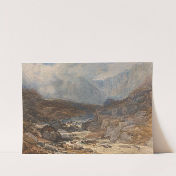 Welsh Mountain Stream by David Cox Jnr