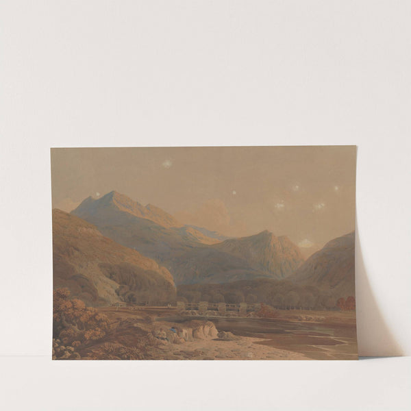 Welsh mountains by John Varley