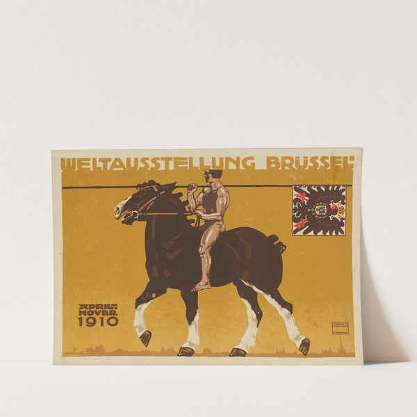 Weltausstellung Brüssel 1910 (1910) by Ludwig Hohlwein