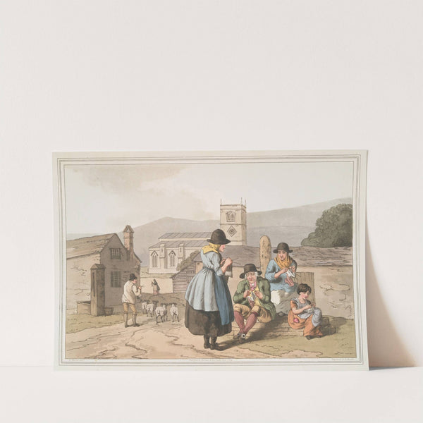 Wensley Dale knitters, Plate 38 by George Walker