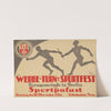 Werbe- Turn- und Sportfest. Turngemeinde in Berlin im Sportpalast (ca. 1903 - 1914) by Bruno Peters