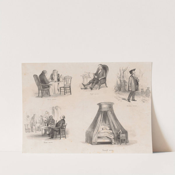 Werkzaamheden van de gedelegeerden ‘s middags en ‘s avonds op de synode (1849) by Alexander Ver Huell