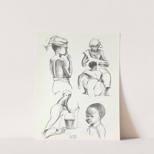 West Africa Vignettes Pl.15 by Elton Fax