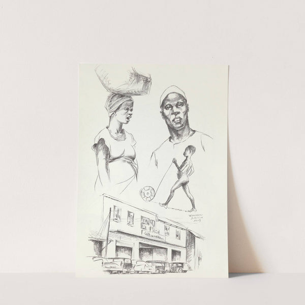 West Africa Vignettes Pl.30 by Elton Fax