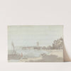 West Country Town by a River by Samuel Davis