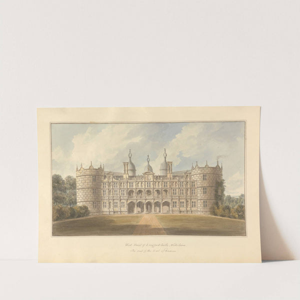 West Front of Longford Castle, Wiltshire the Seat of the Earl of Radnor by John Buckler