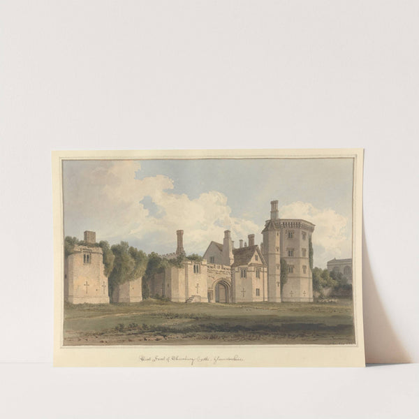 West Front of Thornbury Catle, Gloucestershire by John Buckler