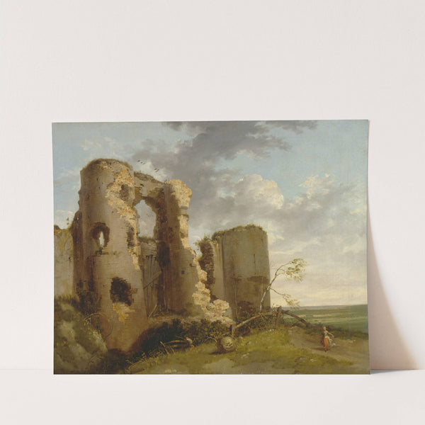West Gate of Pevensey Castle, Sussex by John Hamilton Mortimer