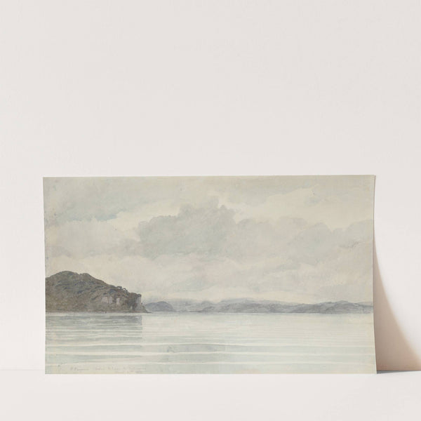 West Wanganui, looking N.E. from the North Channel (1852) by James Crowe Richmond