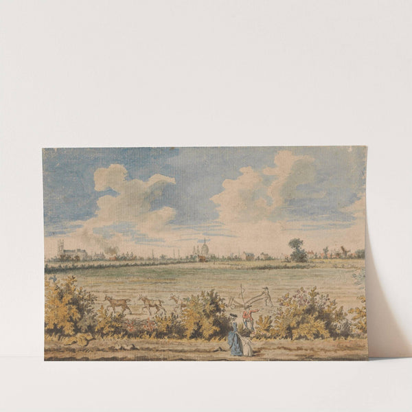 Westminster Abbey and St. Paul's from Battersea Fields by Nathaniel Smith