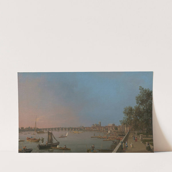 Westminster from Near the Terrace of Somerset House (ca. 1750) by Canaletto