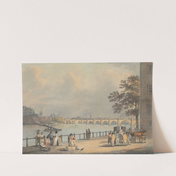 Westminster from the South Bank by Francis Nicholson