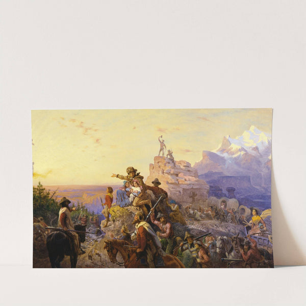 Westward the Course of Empire Takes Its Way (mural study, U.S. Capitol) (1861) by Emanuel Gottlieb Leutze