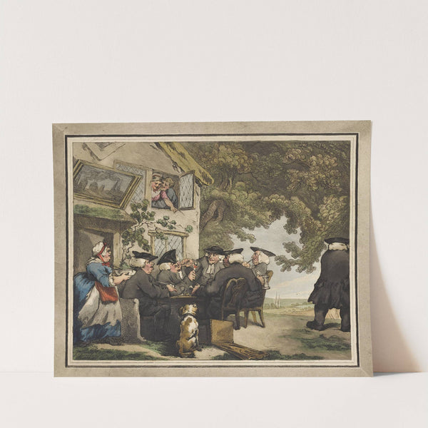 Wet parsons (1787) by Thomas Rowlandson